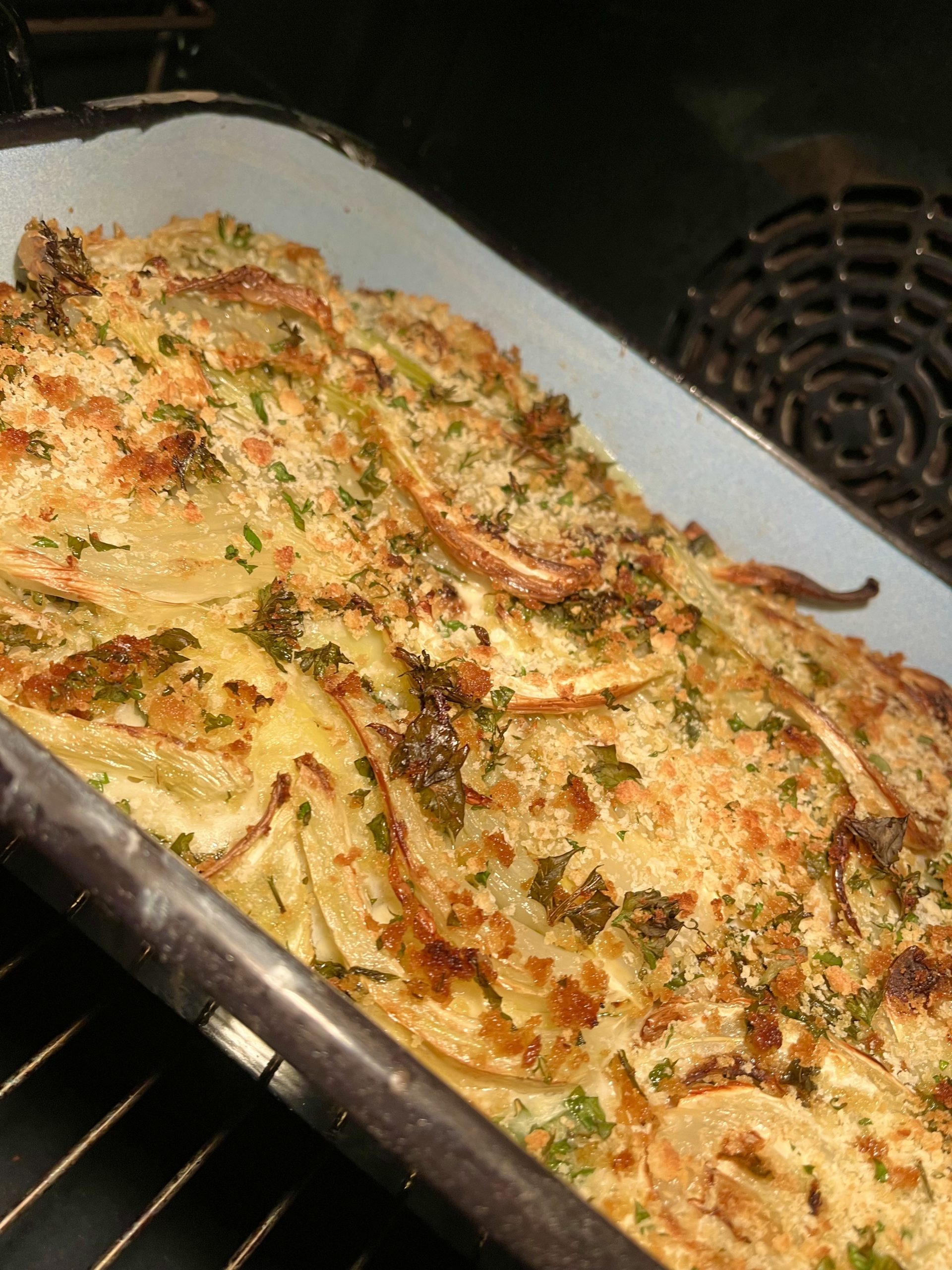 Aromatischer Fenchelauflauf