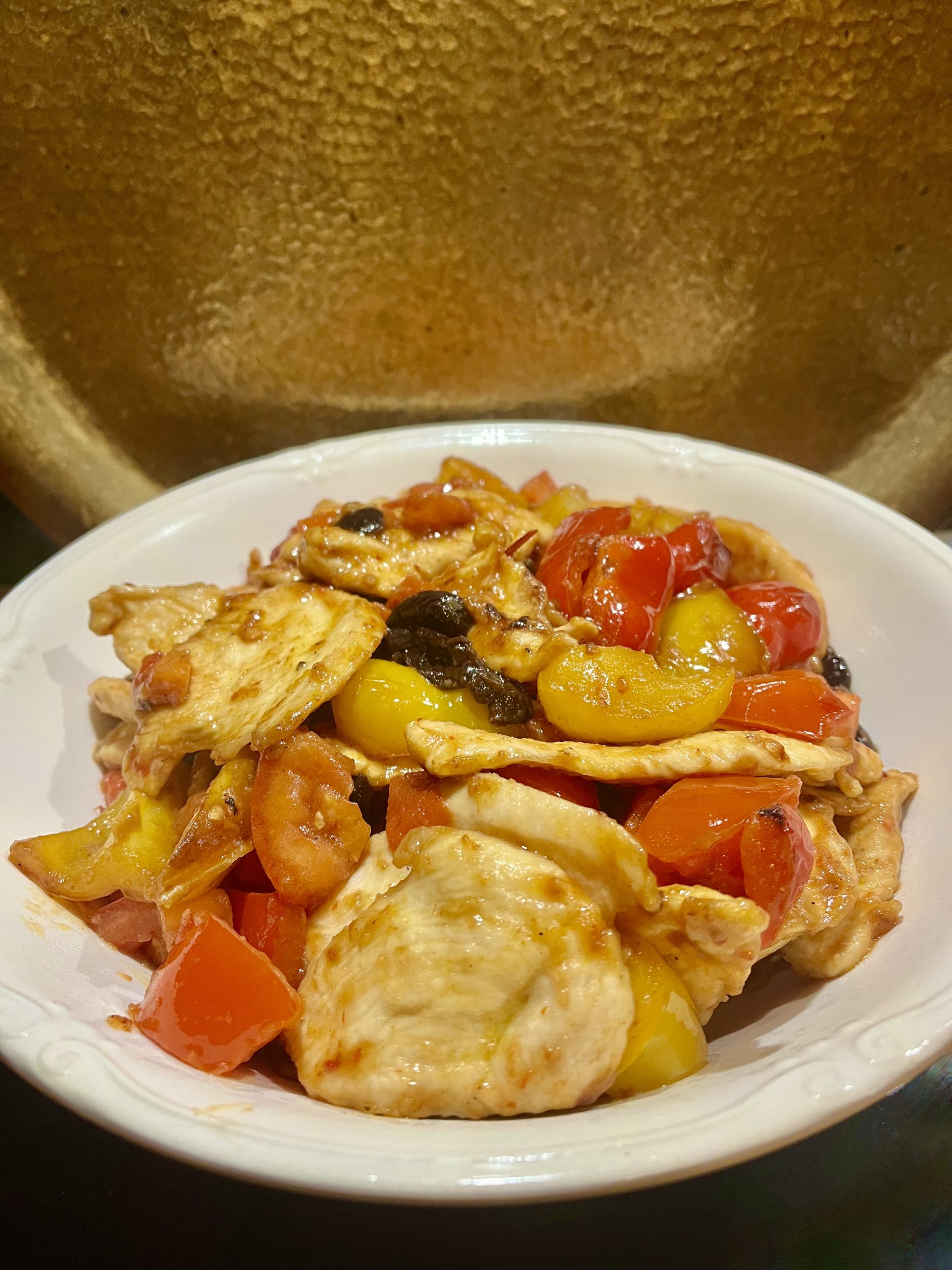 Scaloppine mit Paprikasoße